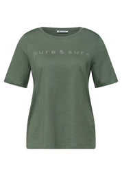 T-Shirt aus Baumwollmix