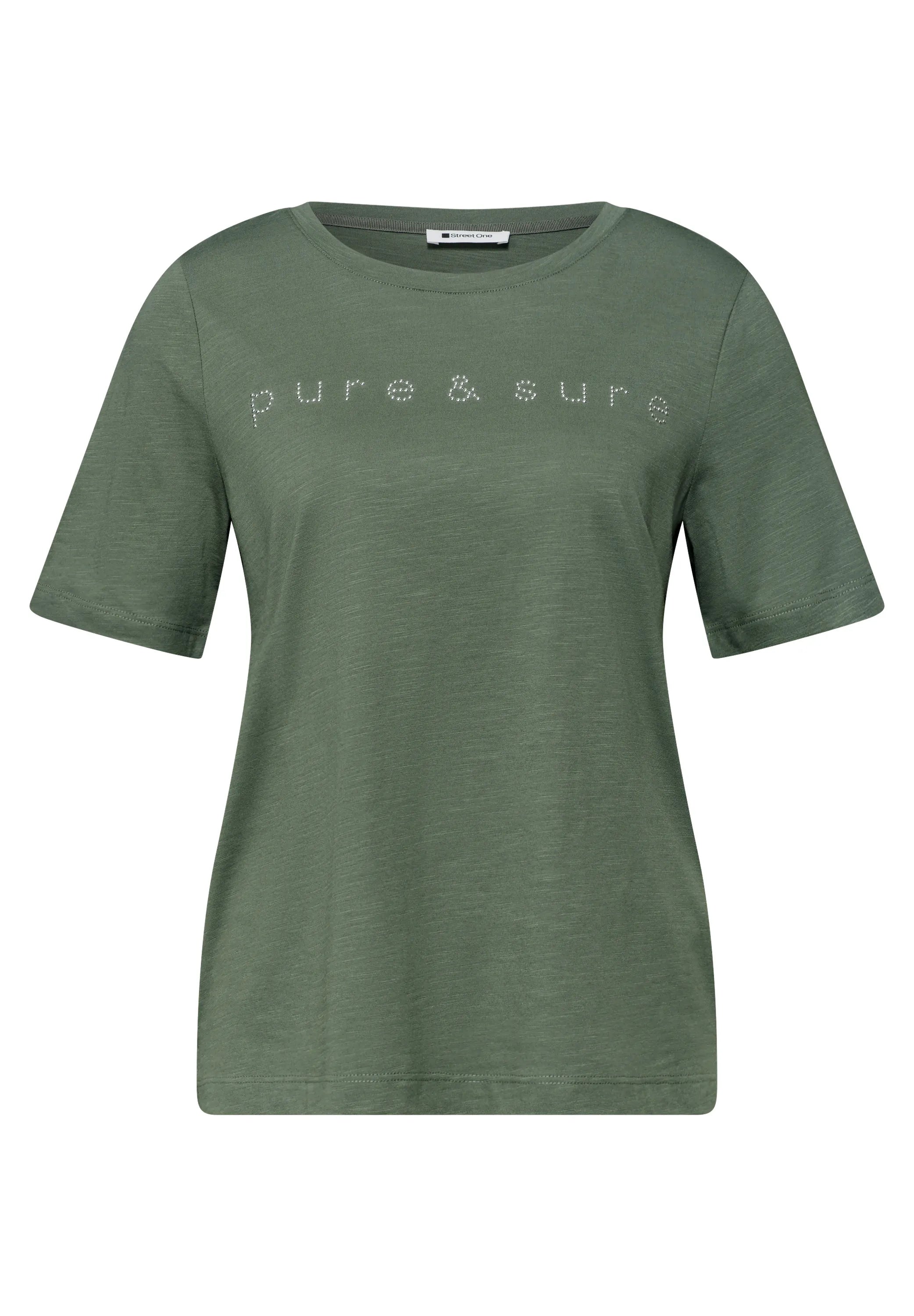 T-Shirt aus Baumwollmix