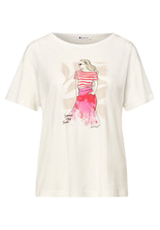 T-Shirt aus Baumwollmix