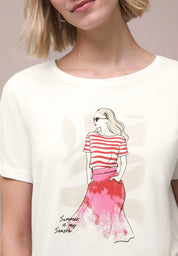 T-Shirt aus Baumwollmix