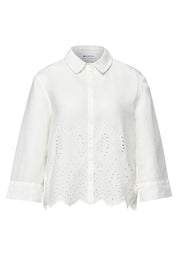 Bluse mit Shiffleydetails