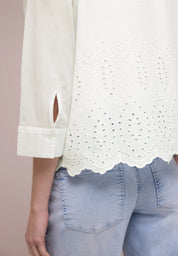 Bluse mit Shiffleydetails