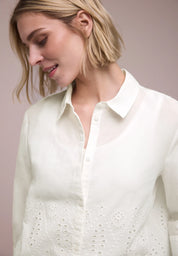 Bluse mit Shiffleydetails