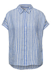 Leinenbluse gestreift