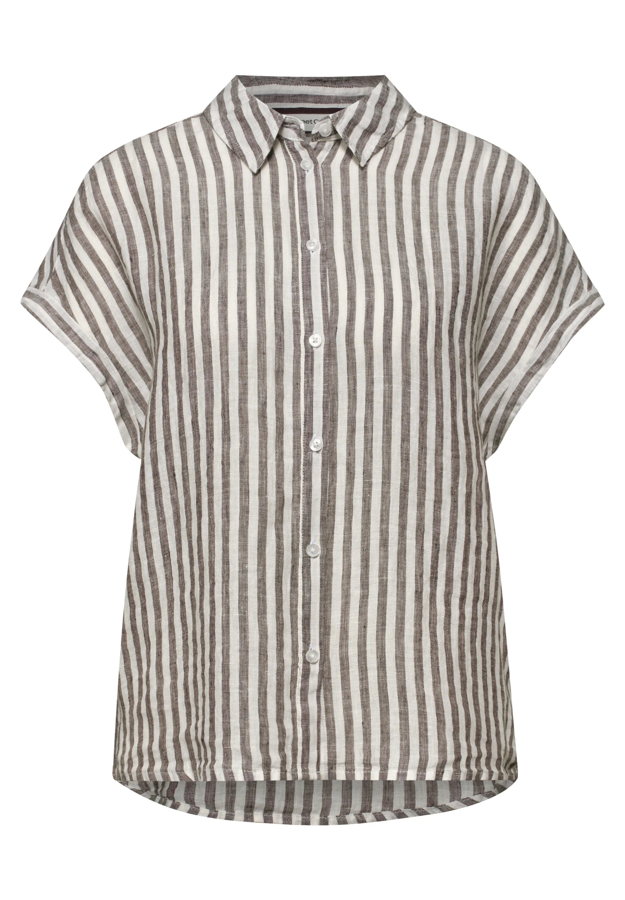 Leinenbluse gestreift