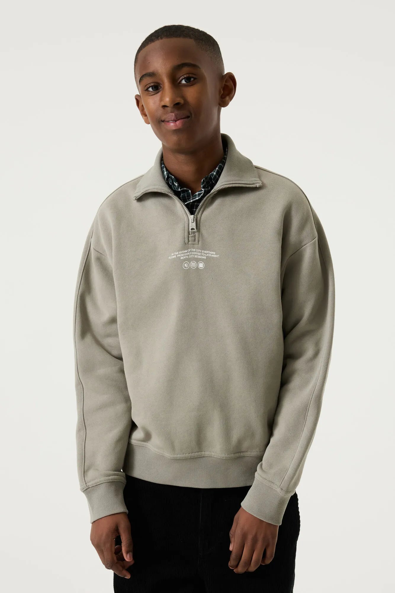 Sweatshirt aus Baumwollmix