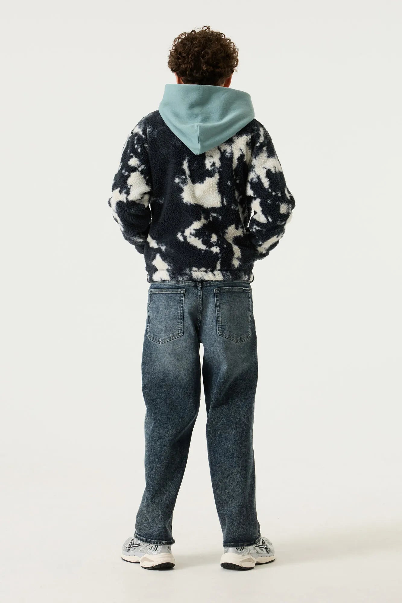 Fleecejacke mit Stehkragen