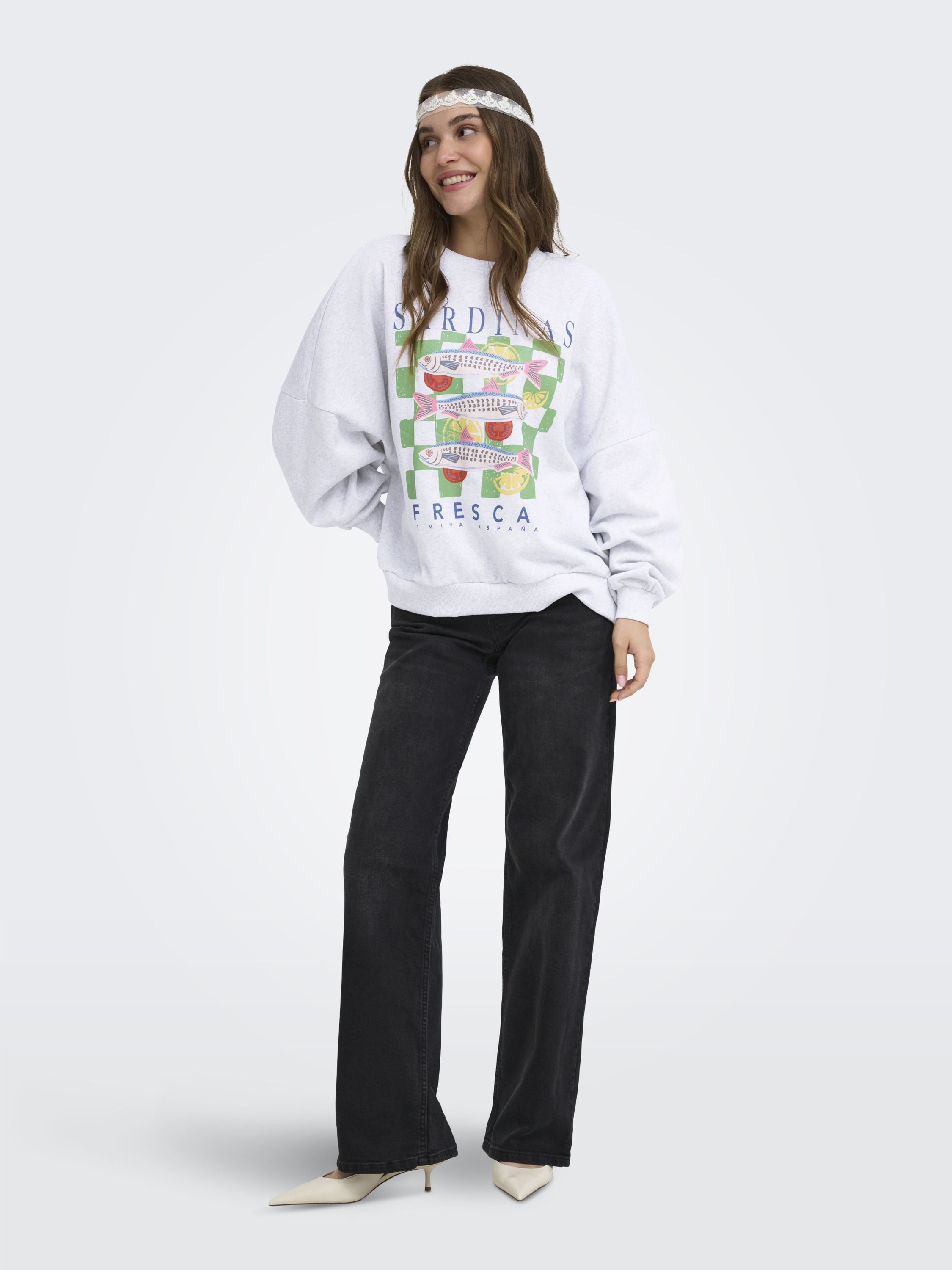 Sweatshirt ONLDEBORAH aus Baumwollmix