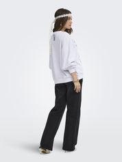 Sweatshirt ONLDEBORAH aus Baumwollmix