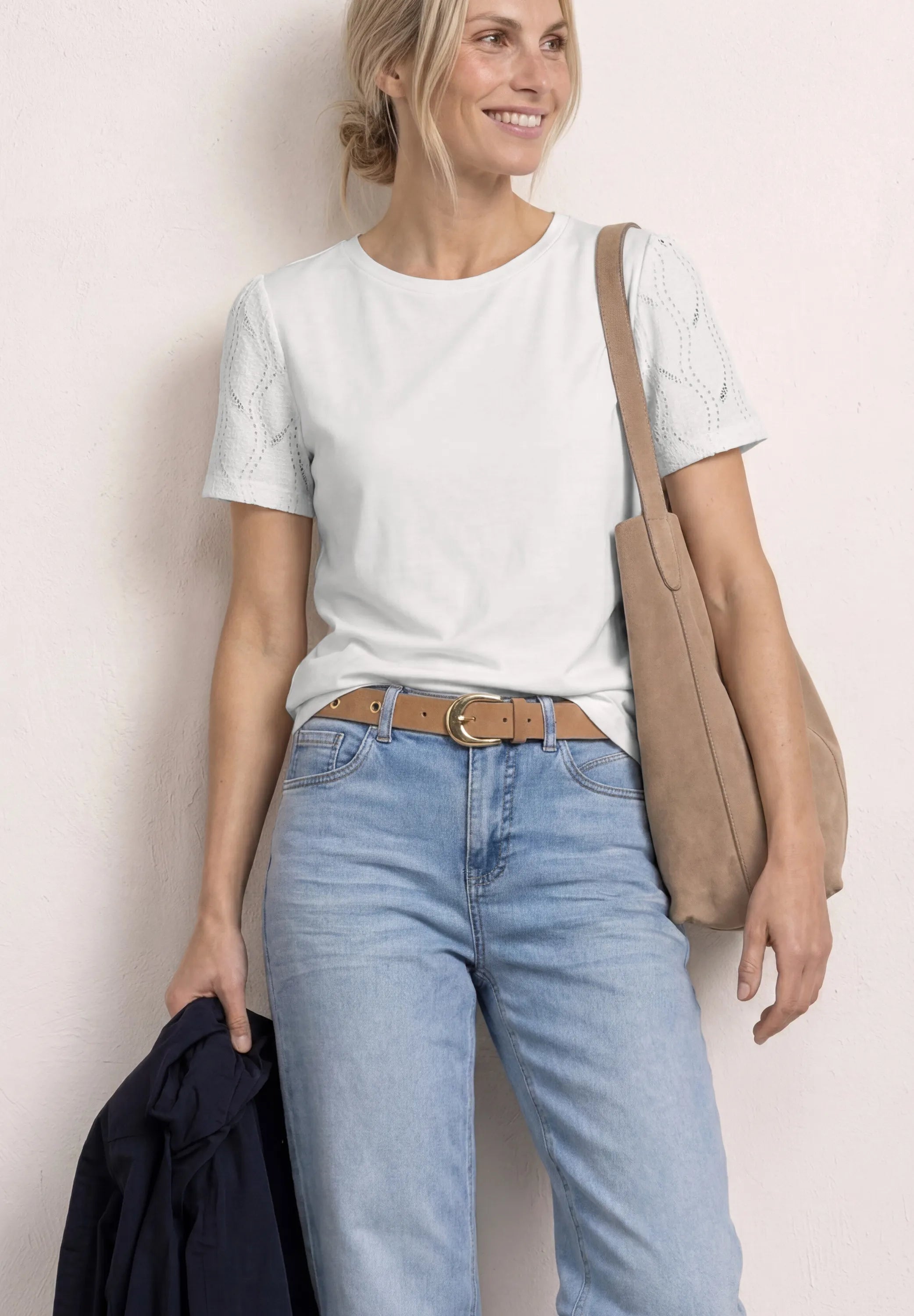 T-Shirt aus Baumwollmix
