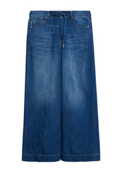 Culotte-Jeans Wide Leg