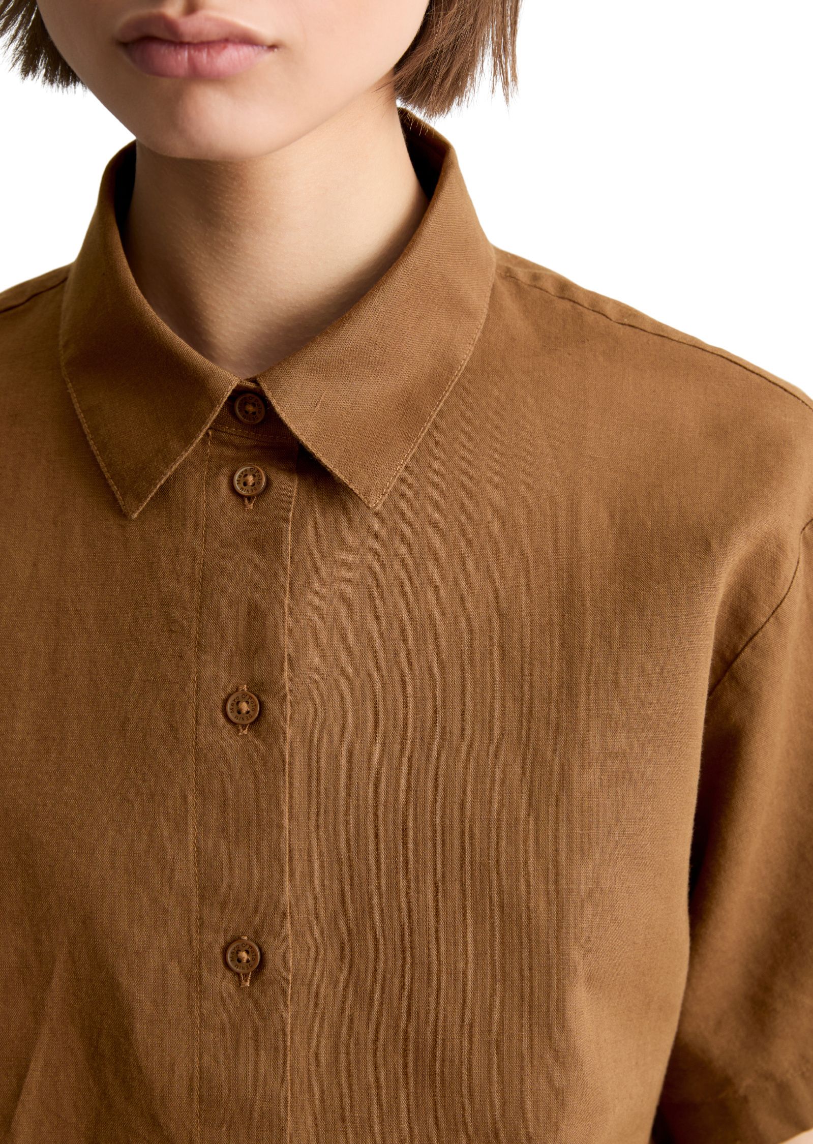 Leinenbluse Relaxed Fit