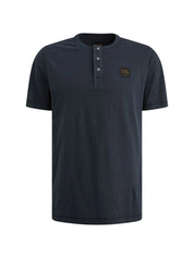 Henley-T-Shirt aus Bamwolle