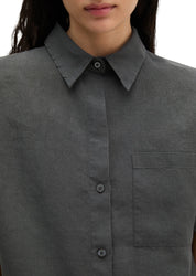 Leinenbluse Regular Fit