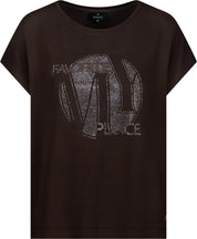 T-Shirt Regular Fit aus Viskosemix