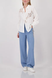 Bluse aus Baumwolle