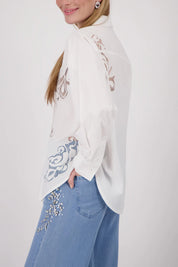 Bluse aus Baumwolle