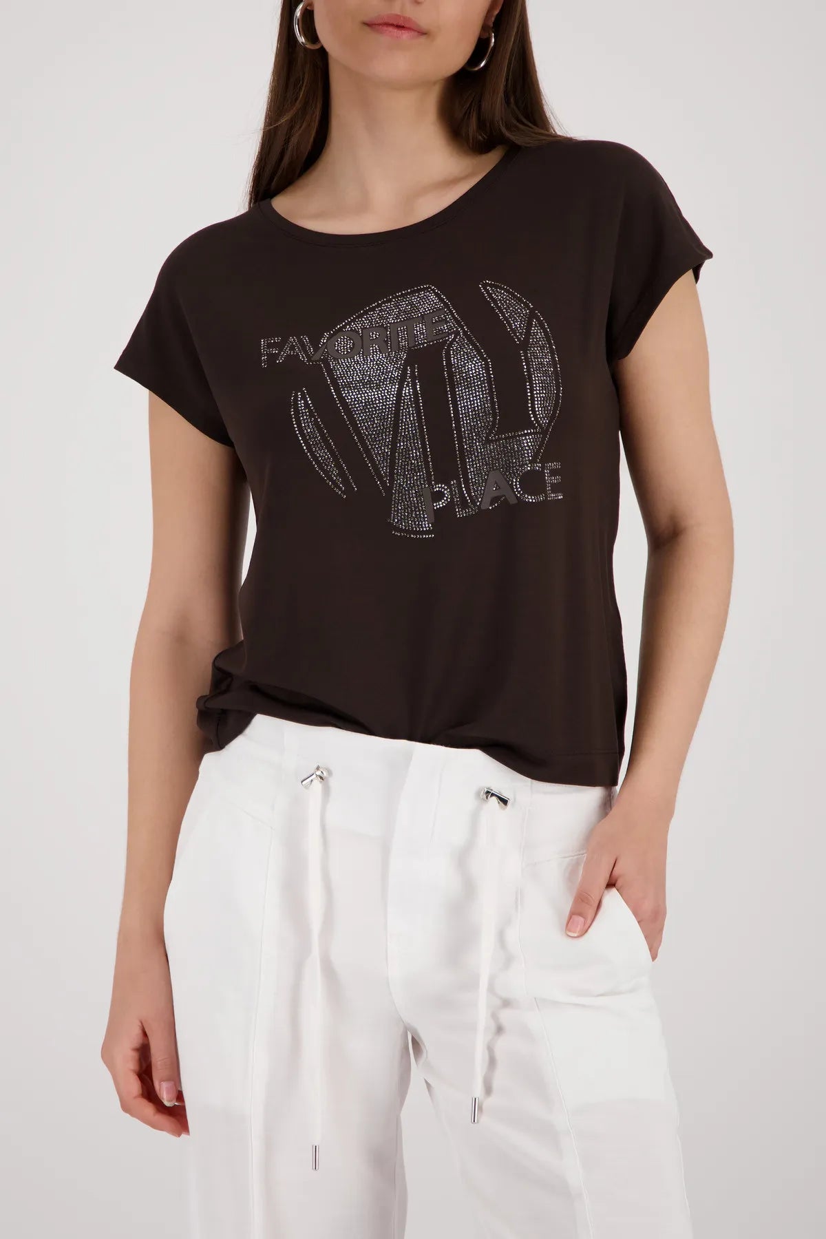 T-Shirt Regular Fit aus Viskosemix