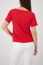 T-Shirt aus Baumwollmix