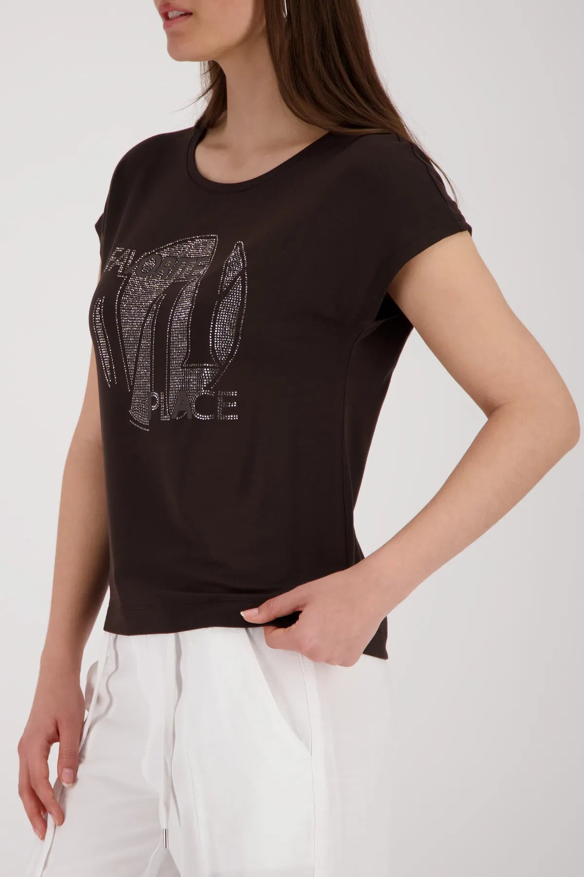 T-Shirt Regular Fit aus Viskosemix