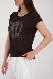 T-Shirt Regular Fit aus Viskosemix
