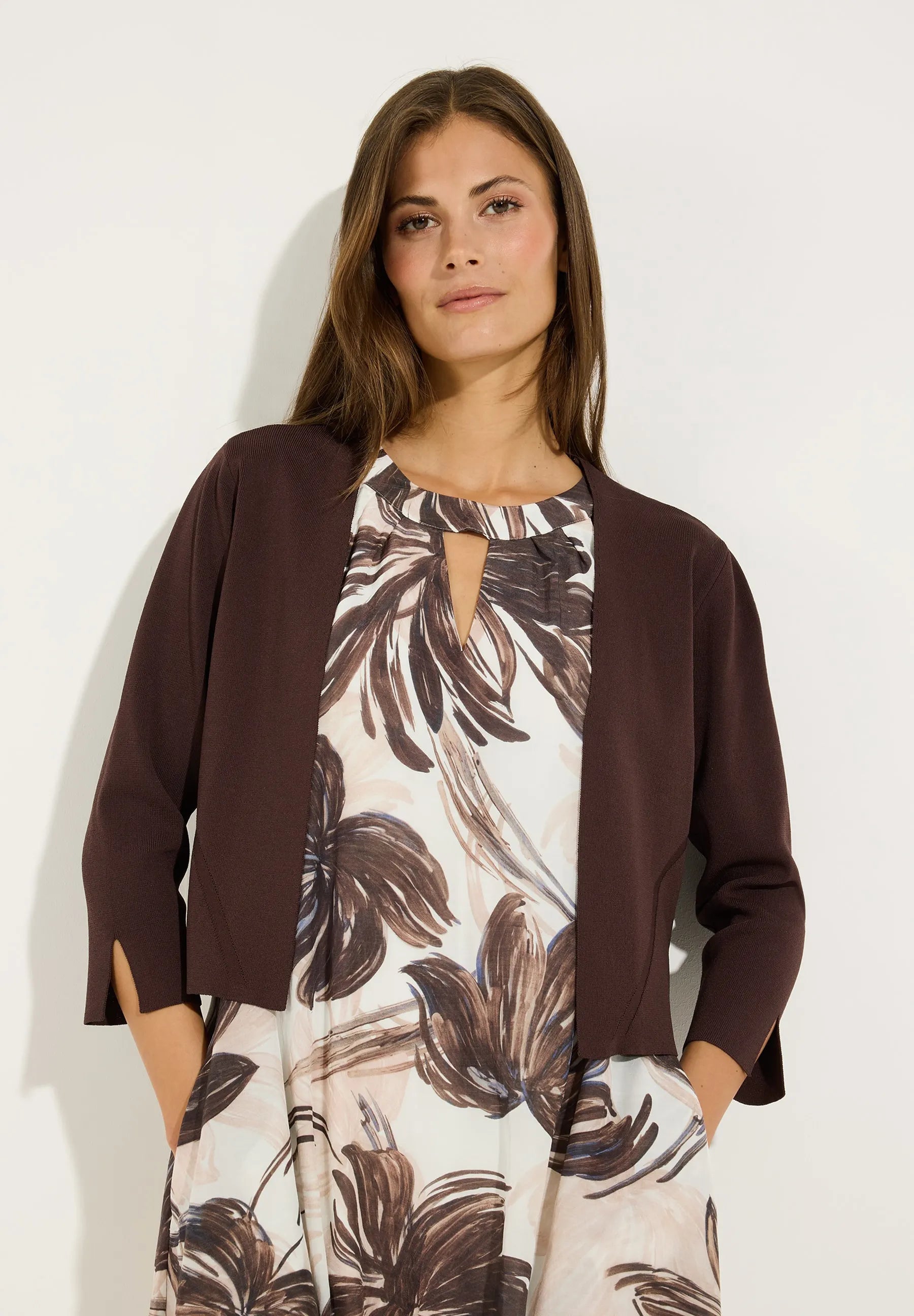 Strickcardigan aus Viskosemix