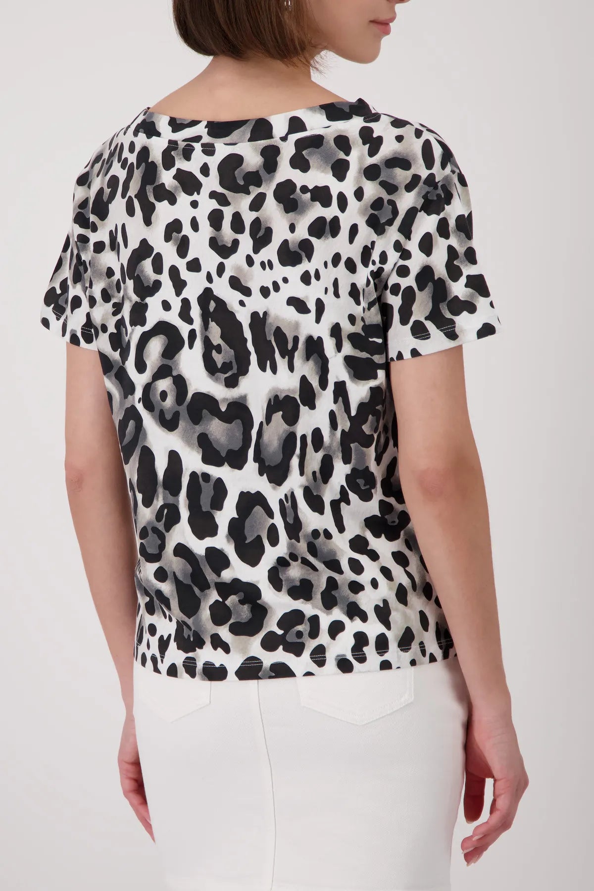 T-Shirt aus Modalmix