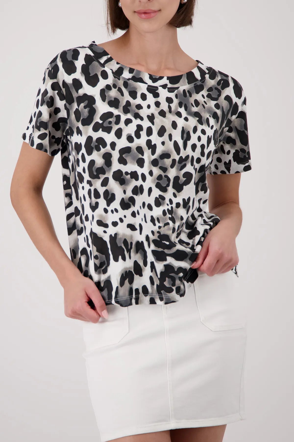 T-Shirt aus Modalmix