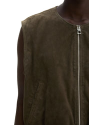 Lederweste Regular Fit