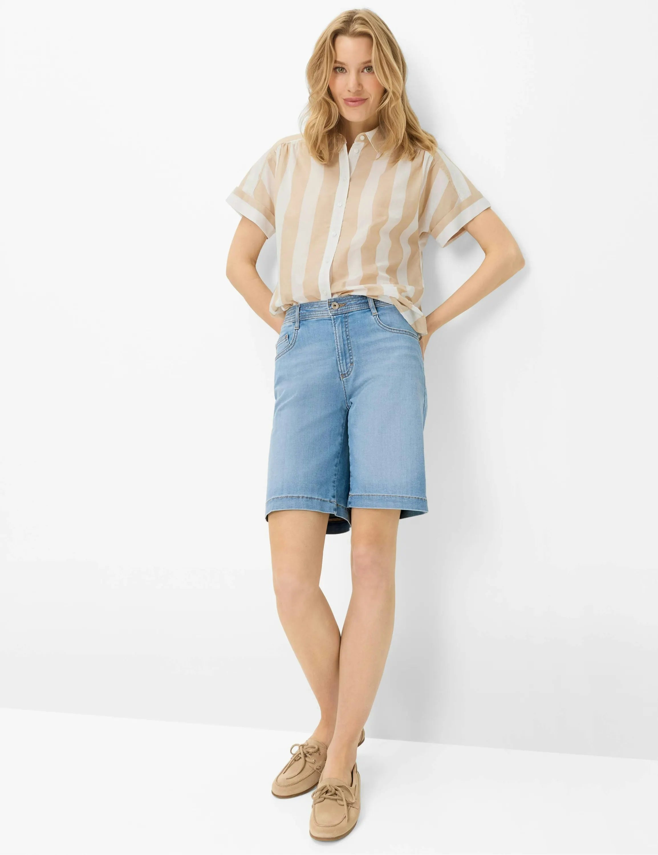 Jeansshorts MAINE B Wide Leg