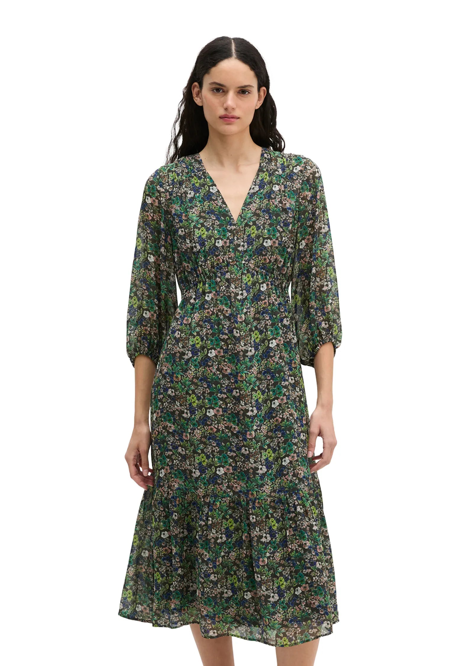 Freizeitkleid Midi aus Viskose