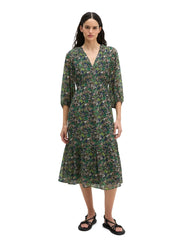 Freizeitkleid Midi aus Viskose