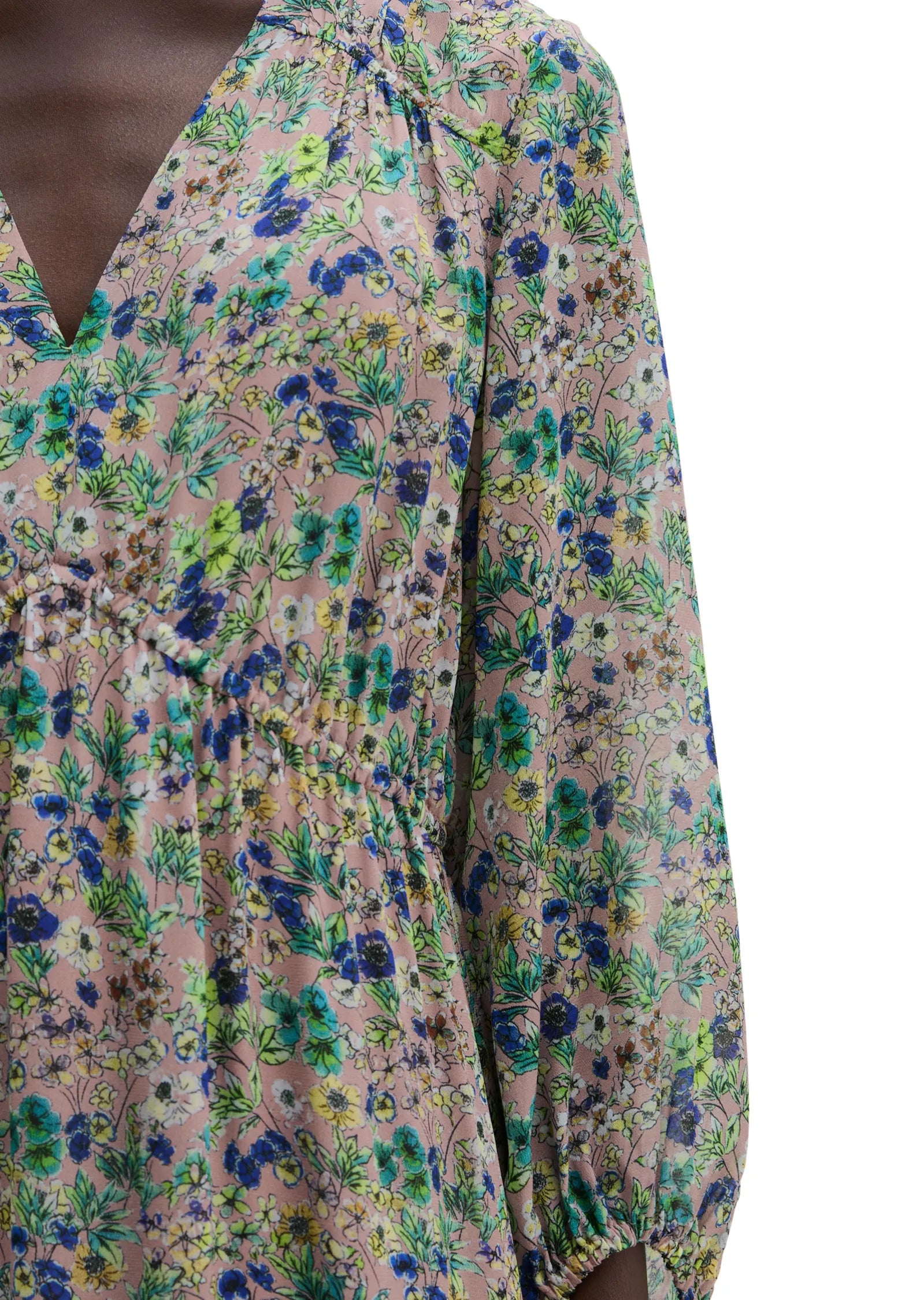 Freizeitkleid Midi aus Viskose