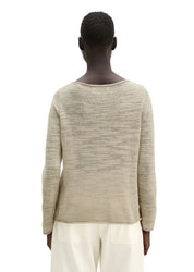 Strickpullover aus Baumwollmix