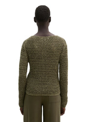 Netzpullover Regular Fit