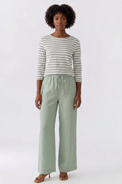 Leinenhose Wide Leg