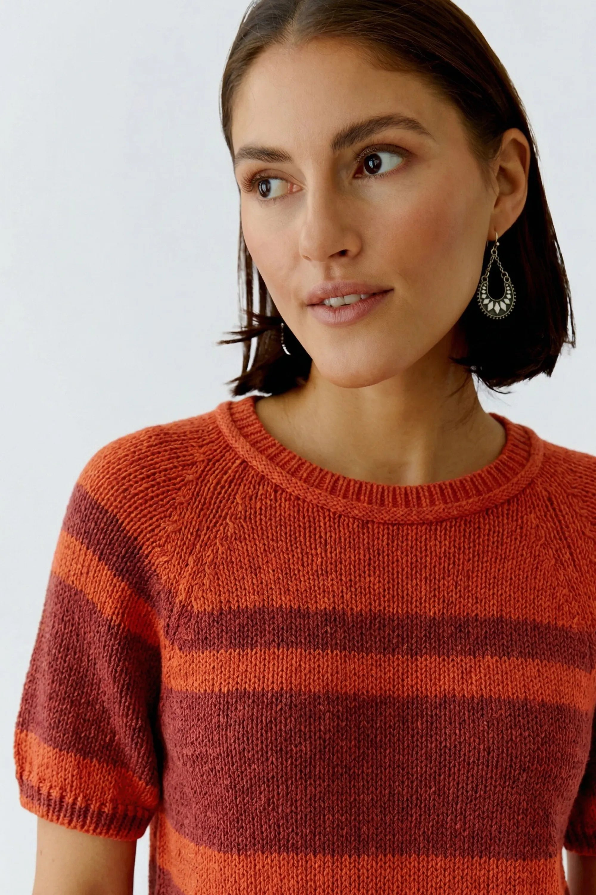 Strickpullover aus Baumwollmix