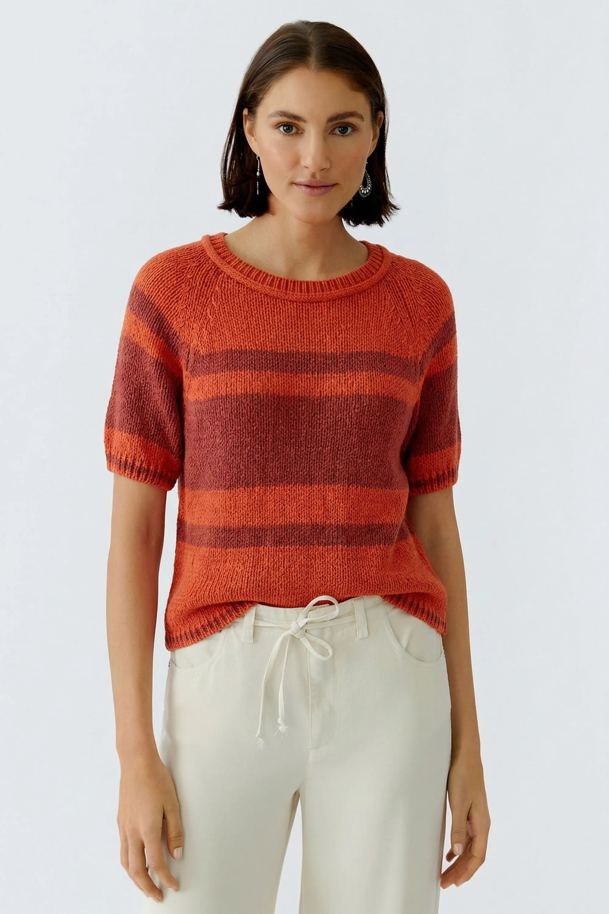 Strickpullover aus Baumwollmix