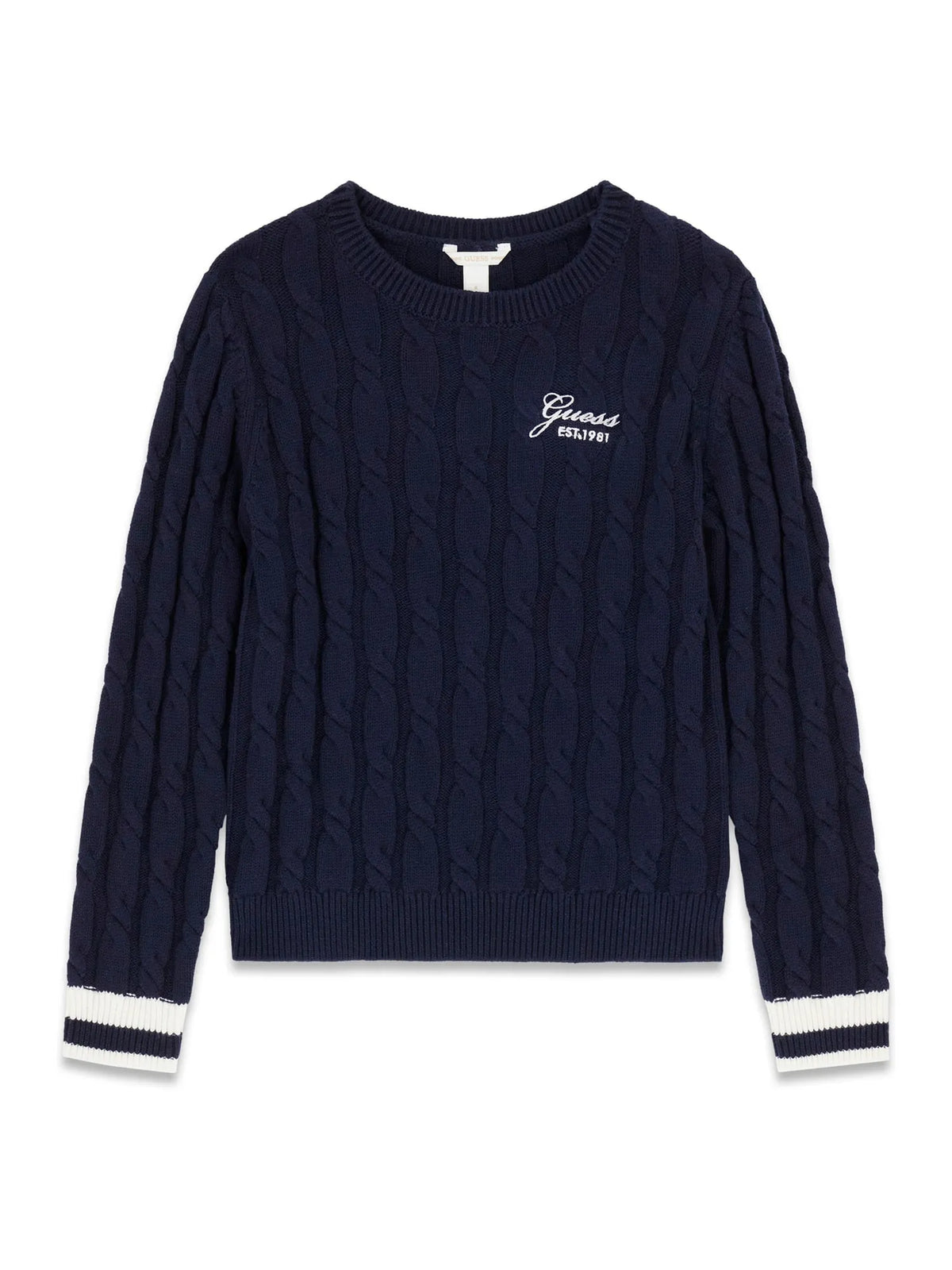 Strickpullover aus Baumwollmix