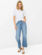 Shirt CIRA S mit Blumenstickerei