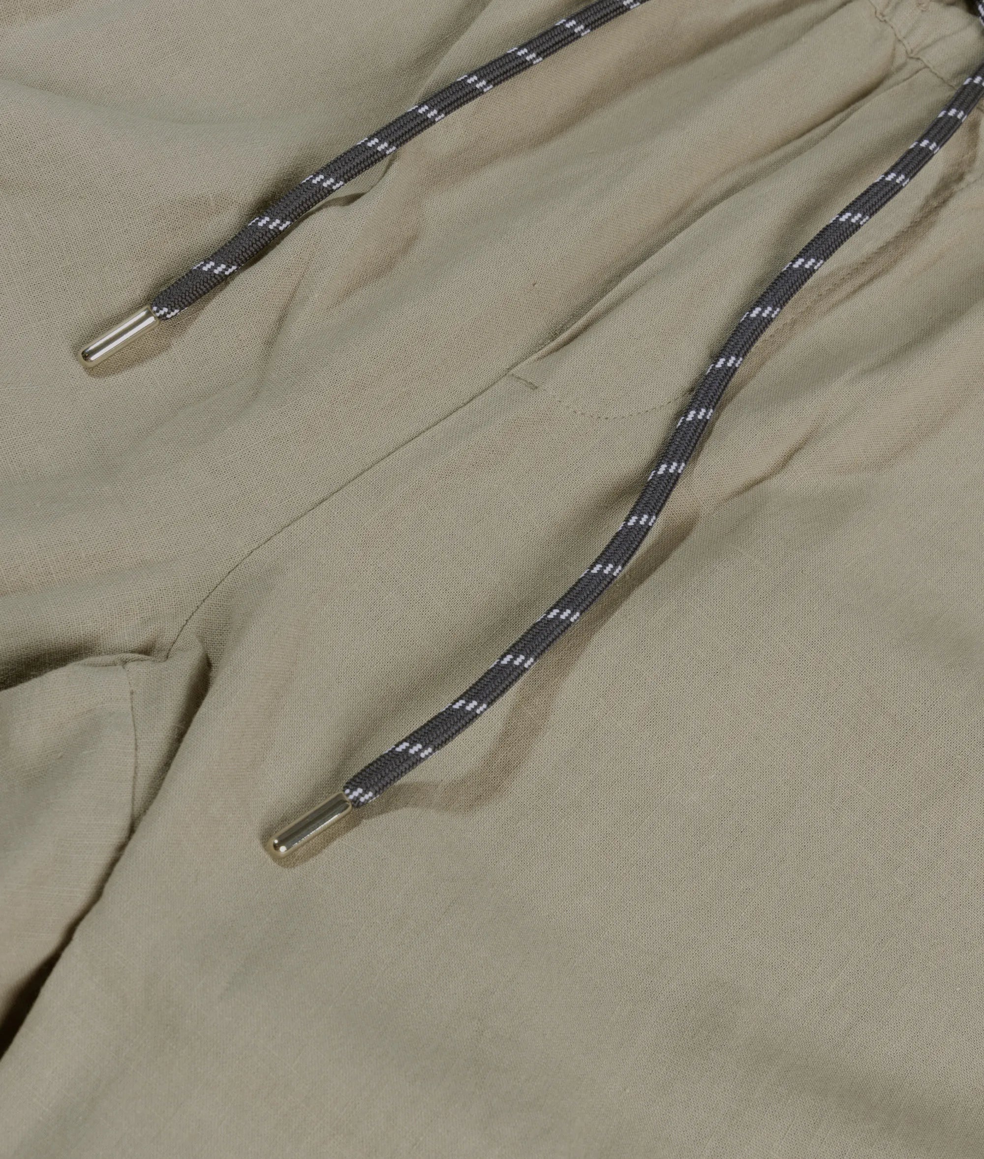 Leinenhose Wide Leg