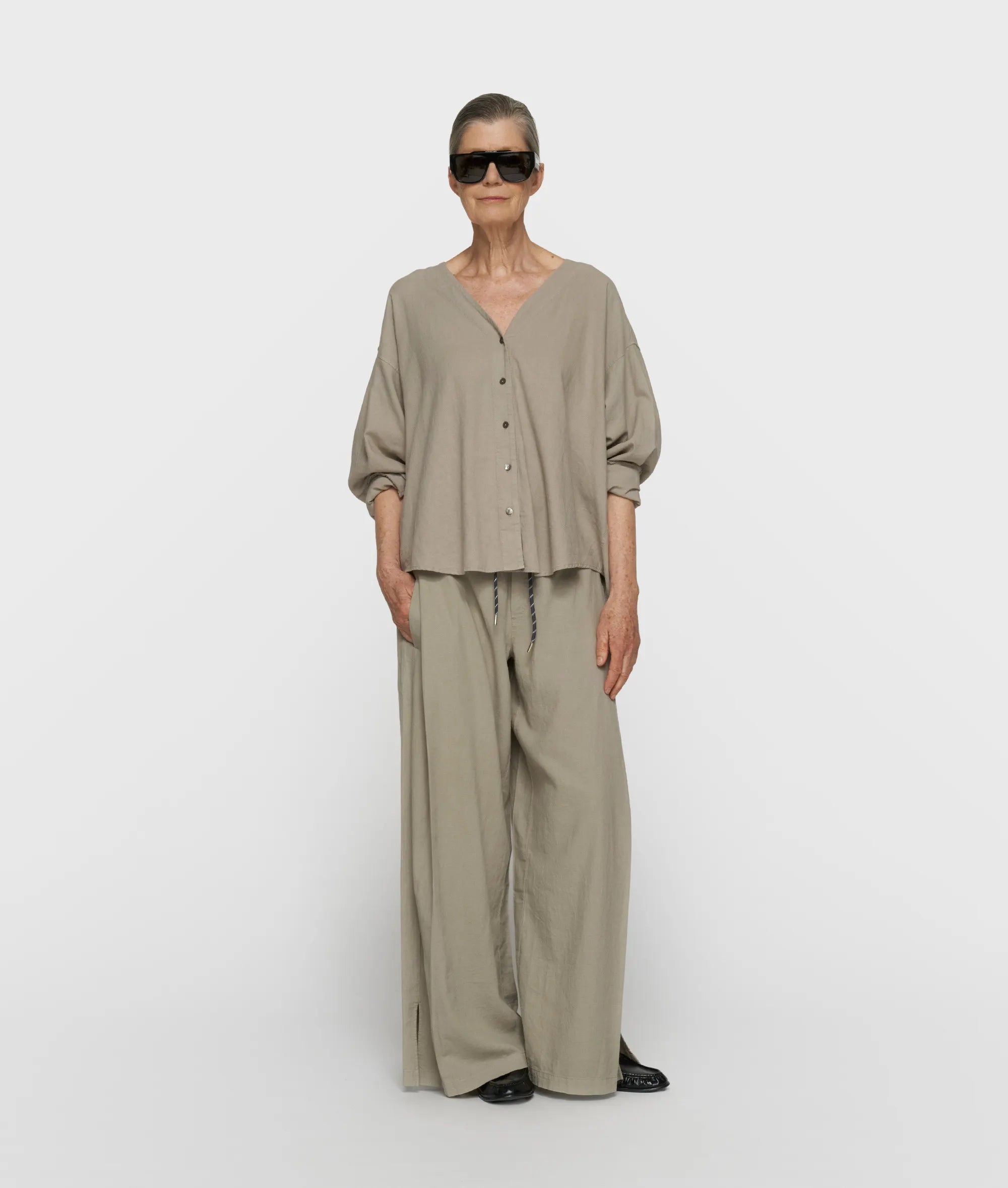 Leinenbluse Relaxed Fit