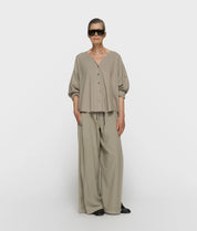 Leinenbluse Relaxed Fit