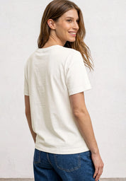T-Shirt aus Baumwollmix