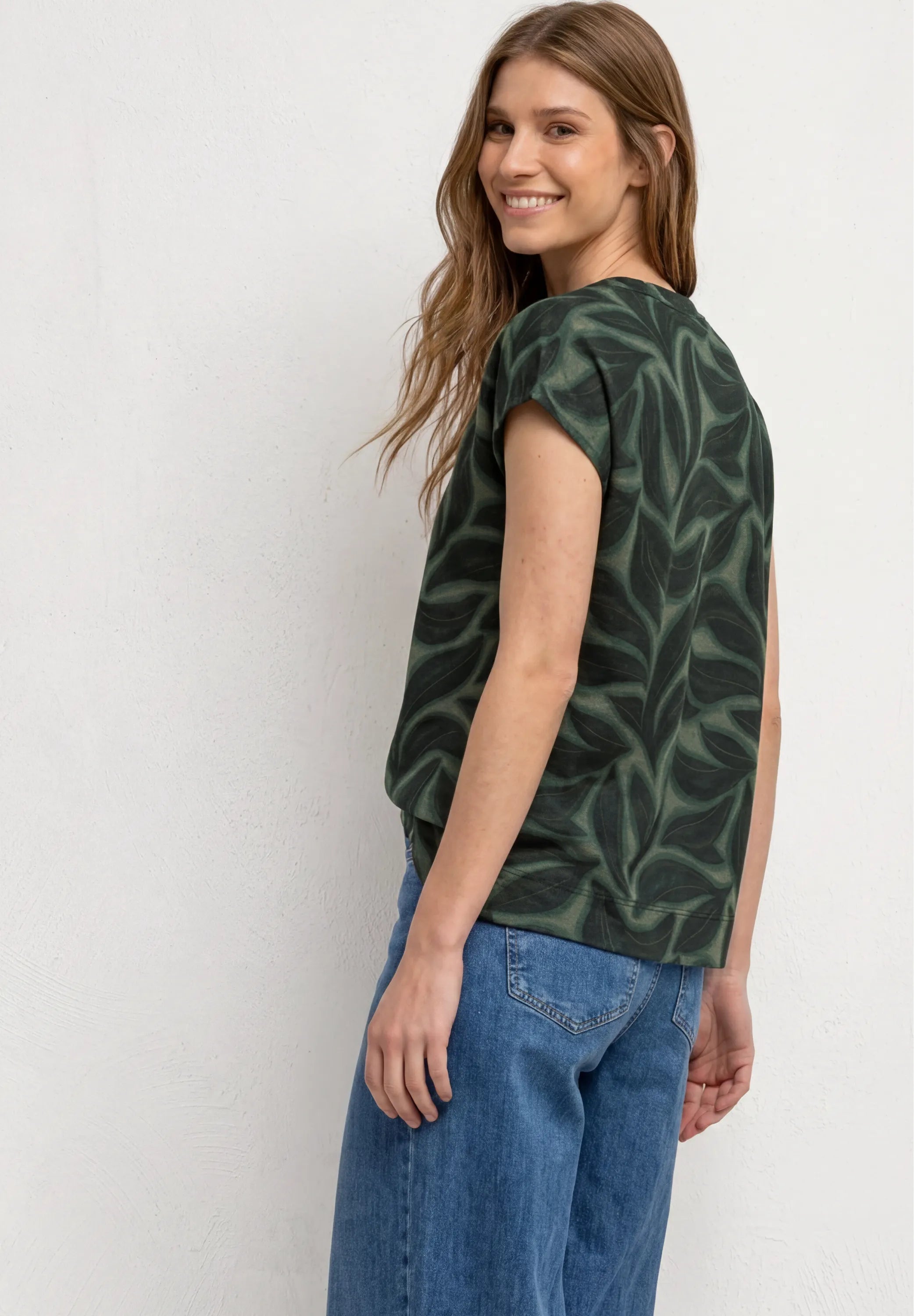 T-Shirt aus Modalmix