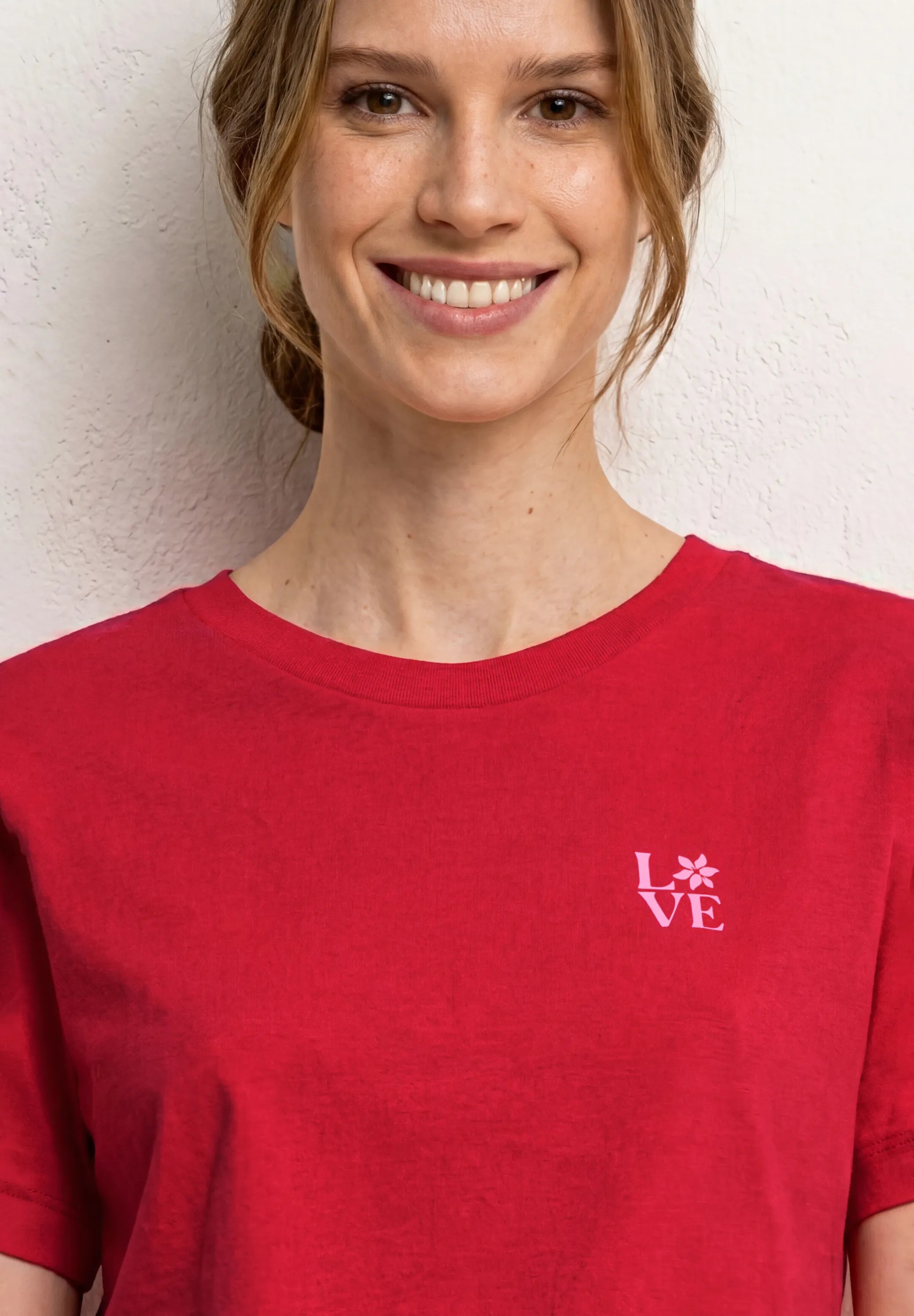 T-Shirt aus Baumwollmix