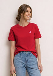 T-Shirt aus Baumwollmix