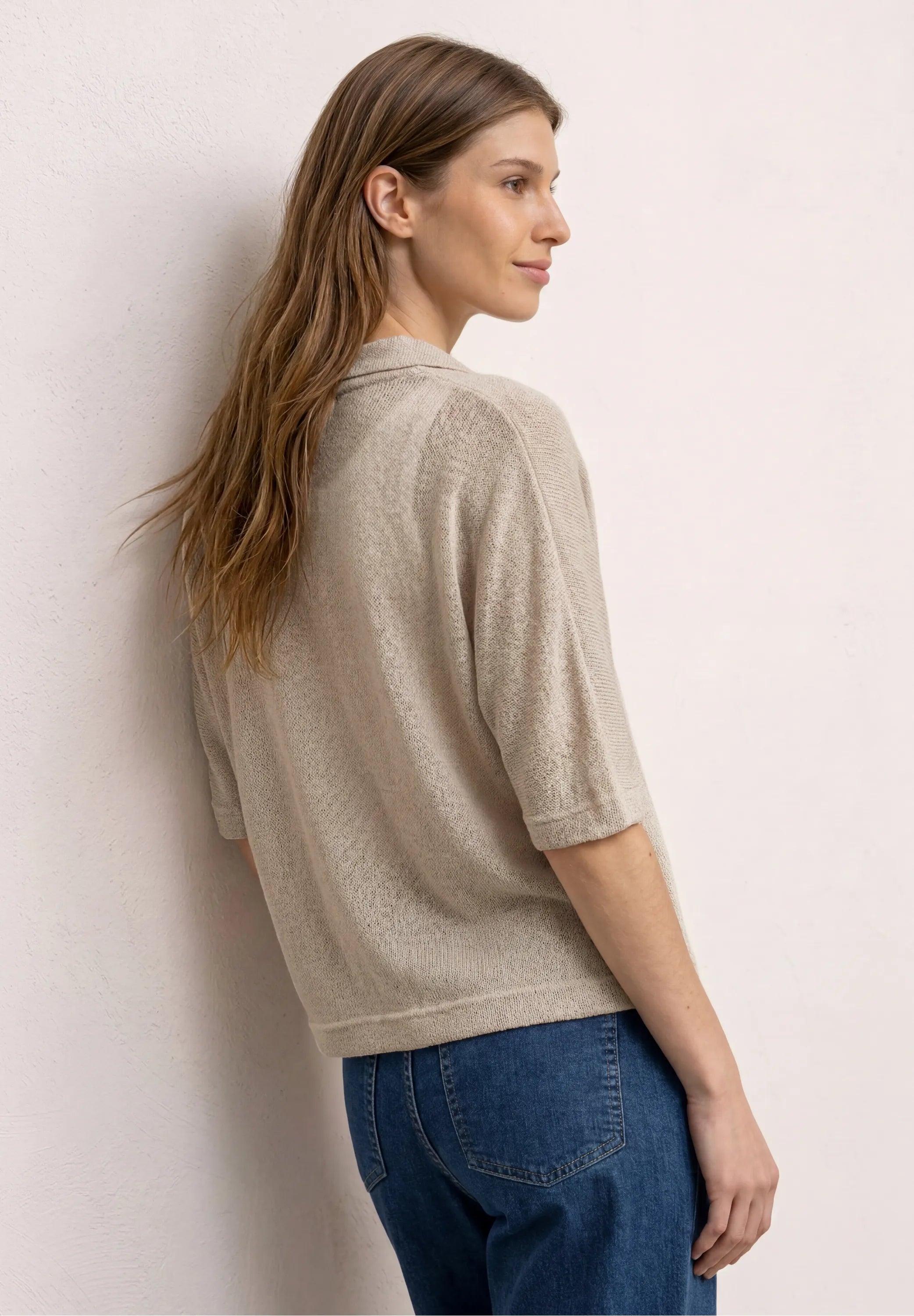 Strickcardigan aus Viskosemix