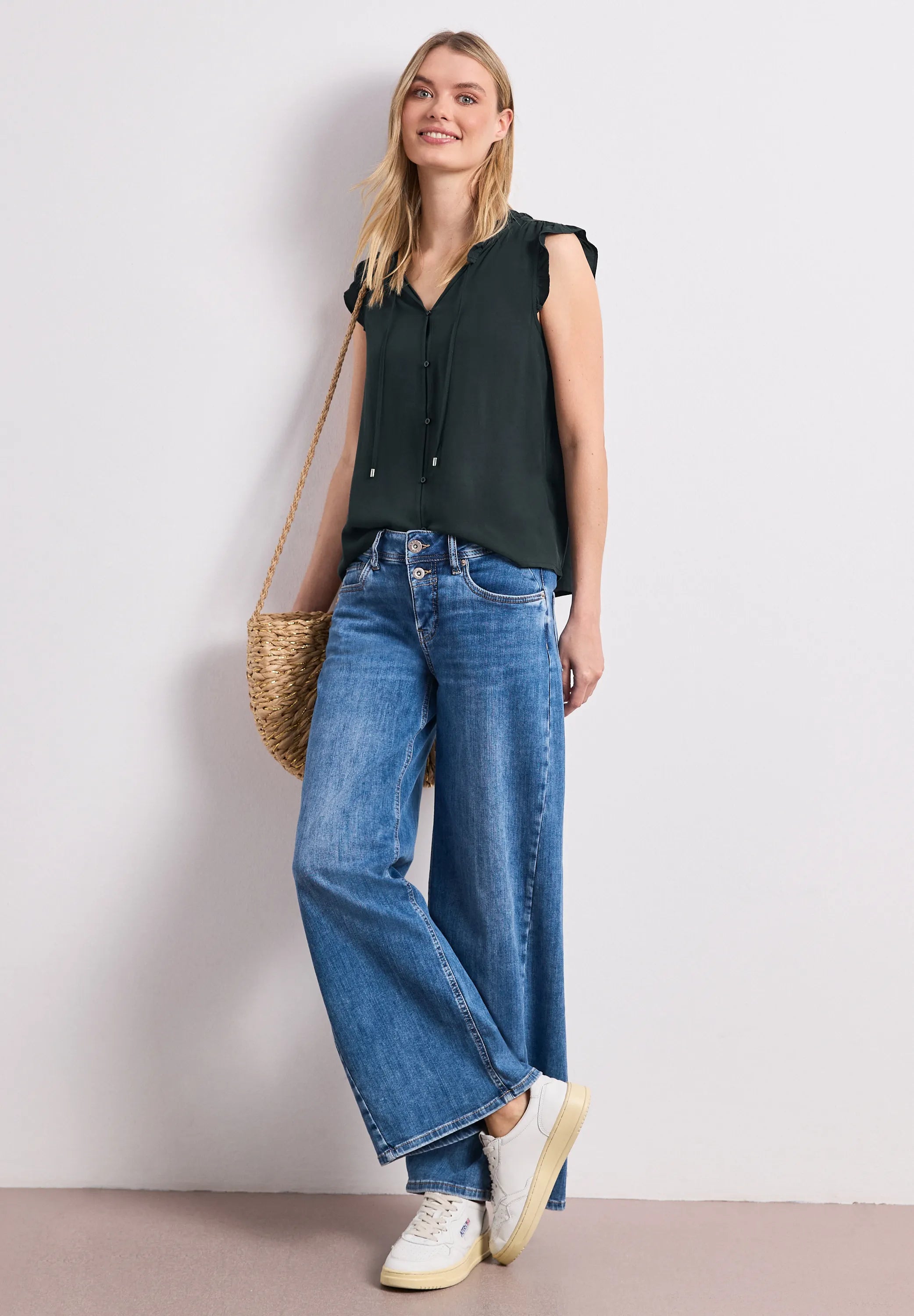 Bluse aus Viskose