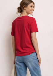 T-Shirt aus Baumwollmix